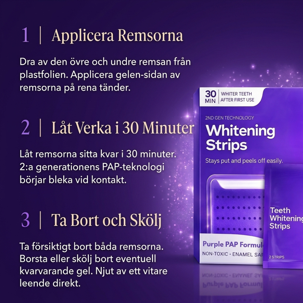 Purple Whitening Strips